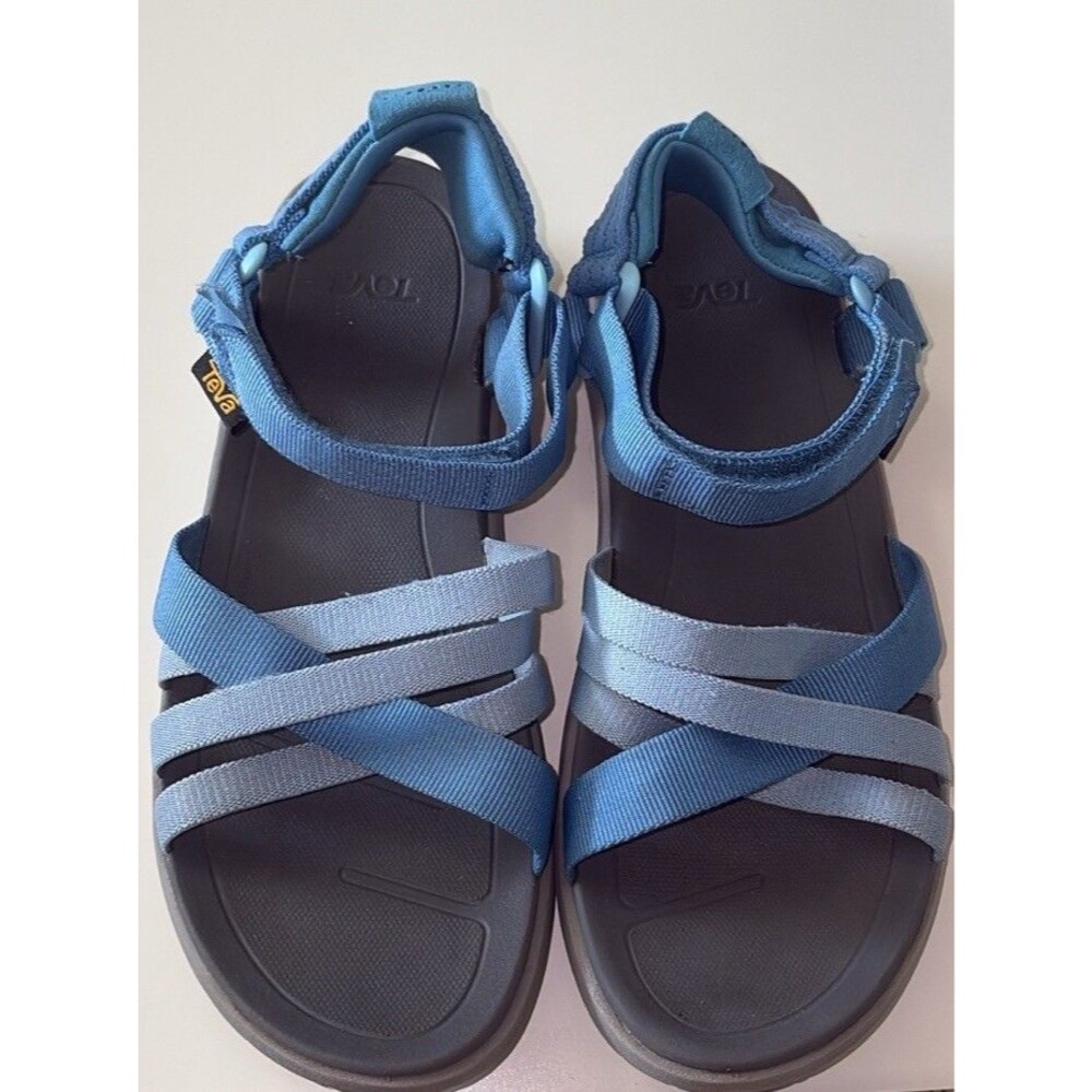 TEVA Women's Tirra Hiking Outdoor Sandals Size US 9 Bering Sea Blue Comfort Wear - Picture 2 of 11